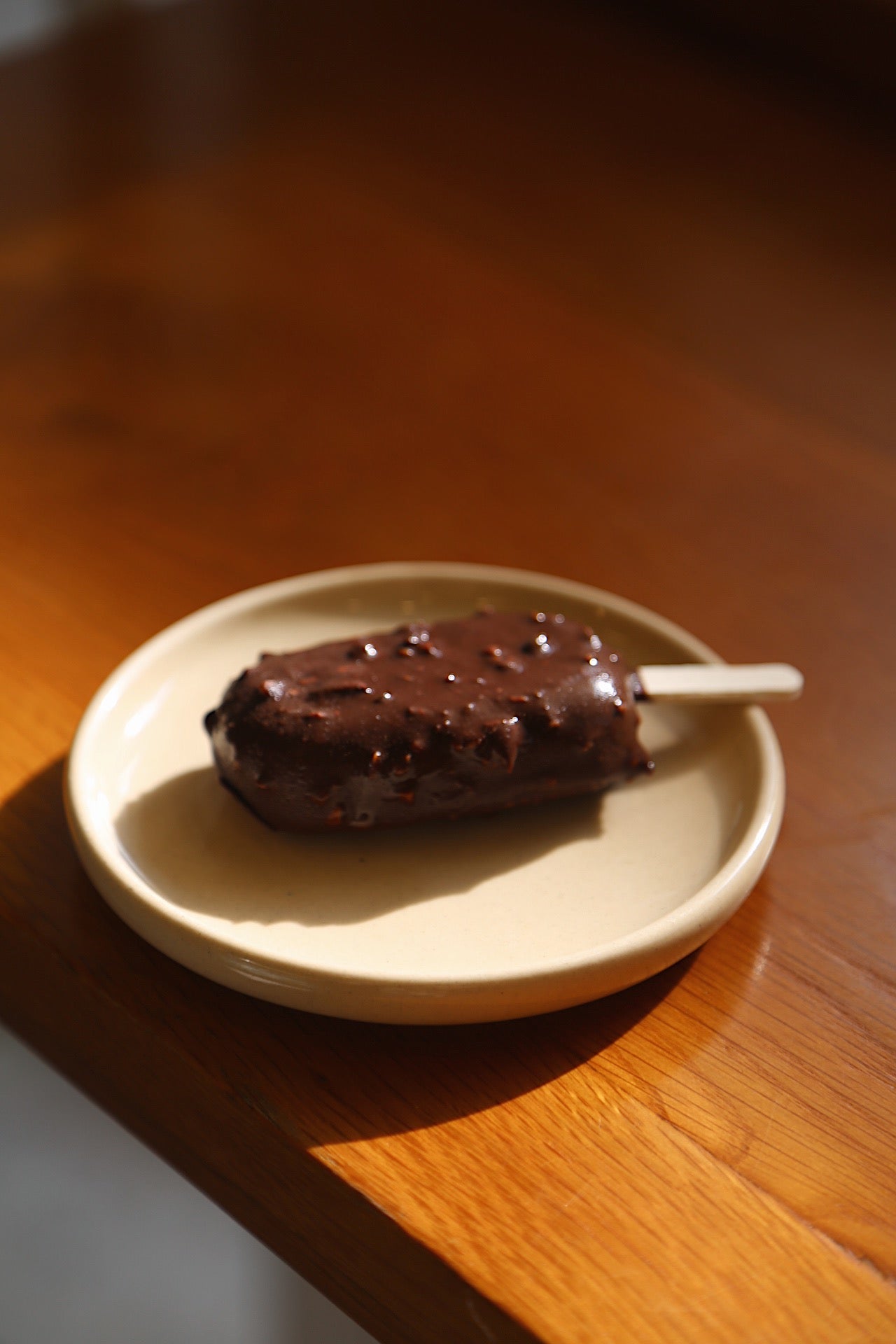 Salted Caramel Chocolate Fudge Popsicle